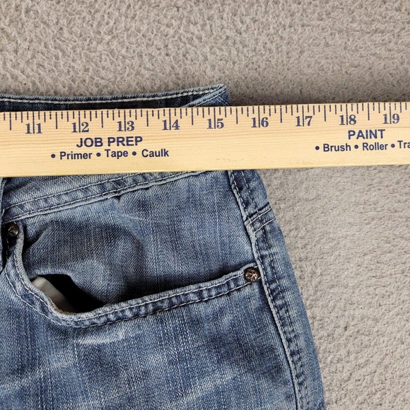 Buffalo David Bitton Jeans Mens 29x32 Blue Denim THRASHED Grunge Distressed - Picture 2 of 16